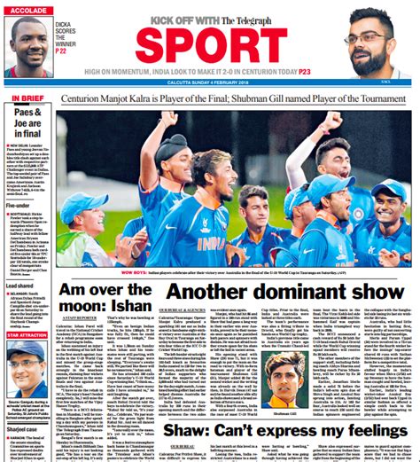 sports news headlines india